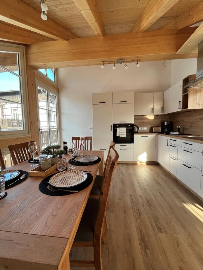 Ferienwohnung Blick Thyratal Obergeschoss Stolberg i. Harz المظهر الخارجي الصورة